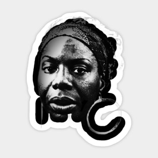 Retro Nina Simone Sticker